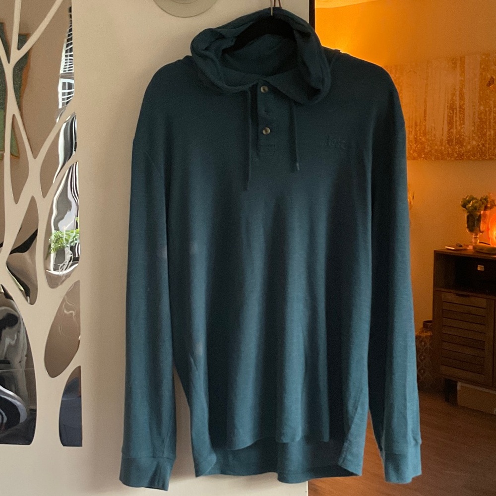 Lost Men's Deep Teal Hoodie